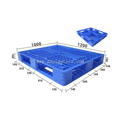 China ZJ1210-150 Light Mesh Metrix Plastic Pallet 1100*1100*150mm for sale