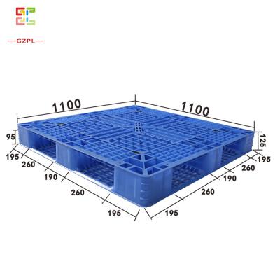 China Eco-friendly Master Pallet 1100x1100mm HDPE Reinforced Grid Plastic Pallet for sale