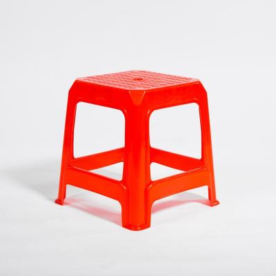 China Wholesale Stackable Storage Factory Small Red Plastic Sitting Stools Price for sale