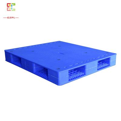 China Three Foot Heavy Duty Hygienic Plastic Pallet Single Faced Solid Single Face / Skids 100% Virgin HDPE / PP Material for sale