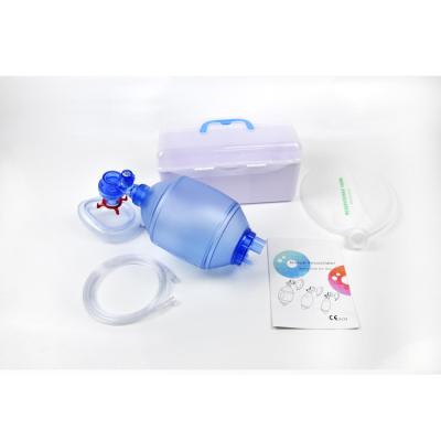 China PVC Waterproof and Reusable Manual Resuscitator Bag with Accessories Adult/Pediatric/Infant Resuscitation Products for sale