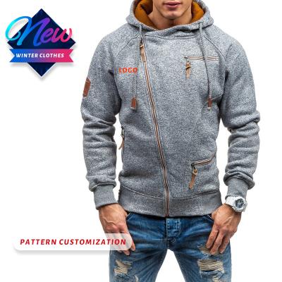 China Anti-wrinkle fleece pullover hoodies for menmens zipper hoodies sweatshirts printed mens hoodies for sale