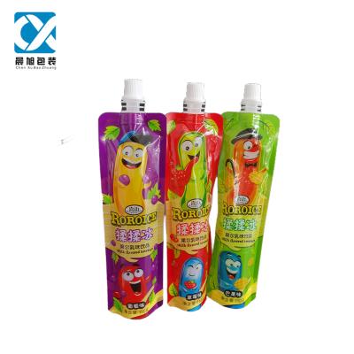 China Lovely moisture proof stand up pouch with spout for kid juice for sale