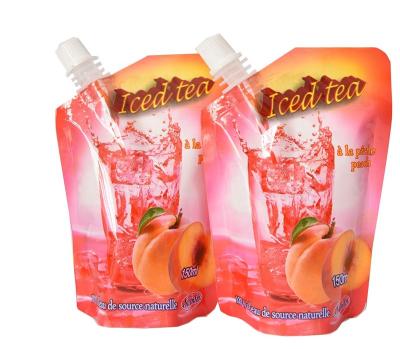 China Factory Wholesale Moisture Proof Holder Up Pouch Liquid Packaging Plastic Drink Milk Juice Bag for sale