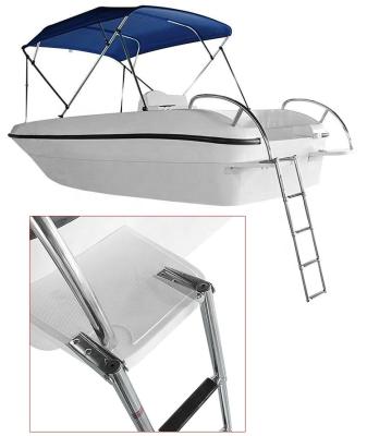 China 316 stainless steel replacement 316 2 step ladder 4 step ladder 2 step ladder telescoping ladder for yacht with competitive price for sale