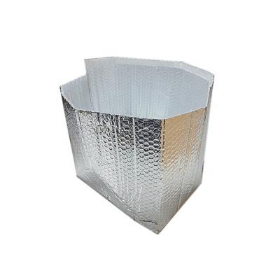 China Waterproof Thermal Aluminum Foil Bubble/EPE Foam Box Liner Insulated Cooler Bag for sale