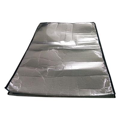 China Cold Chain Thermal Insulation Shipping Pallet Covers Metallic Bubble Foil Pallet Cover Covers for sale