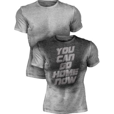 China Compressed Custom Design Mens Short Sleeve Workout Hidden Message Sportswear Sweat Activated T Shirts for sale