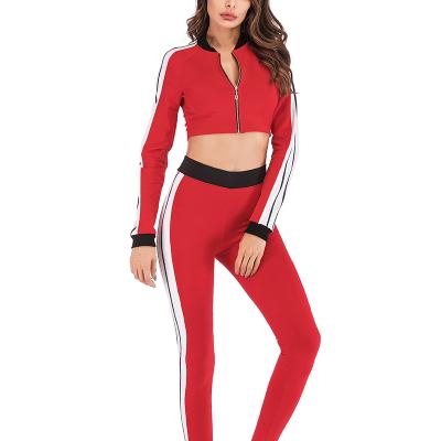 China Ladies Workout Breathable Loose Athletic Sports Set Women Fitness Gym Clothing Wholesale Custom Yoga Suit for sale