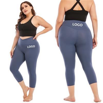 China Breathable Custom Women Yoga Pants 1X-6X Comfortable Fitness Lady Workout Clothing Activewear Ladies Plus Size Yoga Gaiters for sale