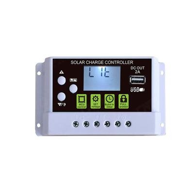 China Solar System Controller 10A PWM Solar Power Solar System LED Display Solar Charge Controller For Solar System for sale