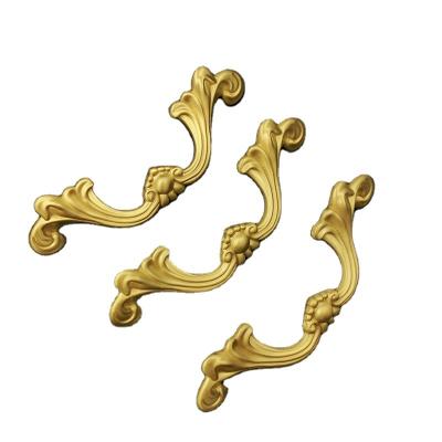 China European Style Solid Brass Sideboard Accessories Vintage Solid Brass Furniture Sample Handles for sale