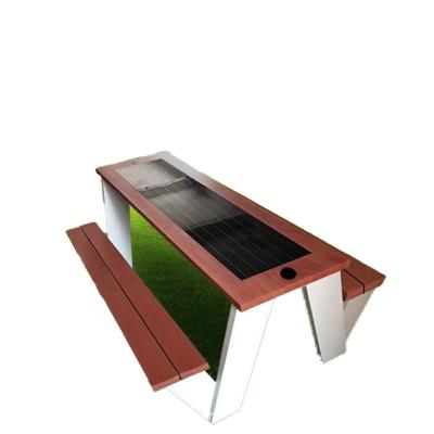 China Public Amenities Solar System Table Mounting New Products Advertising Smart Solar Outdoor Chair Beach Chair Furniture for sale