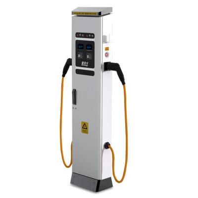 China New Energy Charger CCS2 GBT CHADEMO Integrated 84kW EV Vehicle CCS1 With Dual Guns for sale