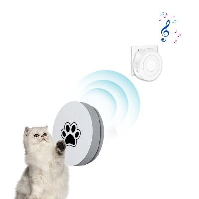 China Modern Pet Training Doorbell Push 600 Feet No Barrier Operating Range Dog Cat Doorbell For Family Doorway Use for sale