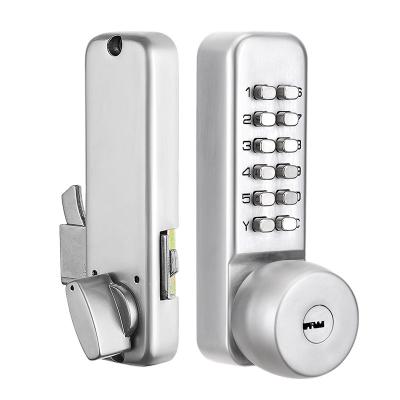 China Keyless Mechanical Apartment Digital Combination Push Button Sliding Door Code Lock for sale