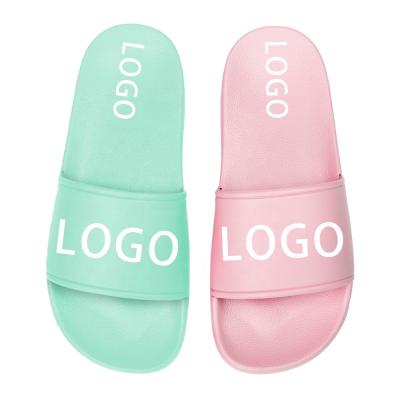 China Wholesale Custom Slippers Chinese Logo Custom Flip Flops Fashion Trend Slippers Slides Shoes Hotel Hotel for sale