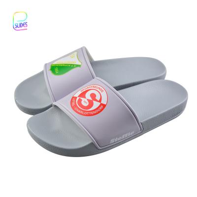 China Custom Wholesale CUSHIONING Slides Unisex Custom Slippers Printed Flip Flops Custom Logo Slide Sandal for sale