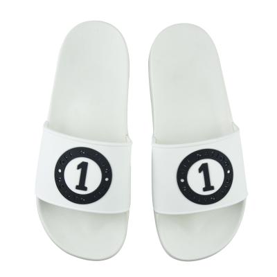 China Fashion Trend Women Custom Slippers OEM Brand Personal Slide Sandal With Logo Rubber Pvc Slippers Footwear 3D Slides for sale