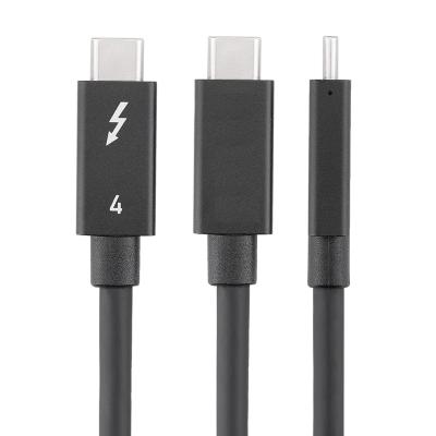 China New Mobile Phone Design Thunderbolt 4 Fast Charging 100W 20V 5A USB C Cable to USB C Cable 8K60HZ 40Gbps Data Transmission Cable for sale