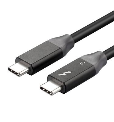 China Mobile Phone High Quality Thunderbolt 3 Cable 100W Active Charging Data Transfer 40Gbps Braided Usb3.0 Type C Carga Cable for sale