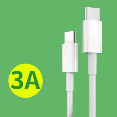 China Ultra-fast Charging Type-C Mobile Phone USB C Cable type palladium cabo de carregamento charging cable to USBC de C cable 60W 3A for sale