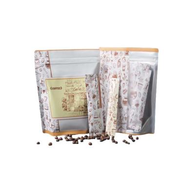 China Recyclable Logo Custom Design Printing Biodegradable Stand Up Pouch Smell Proof Compostable Coffee Bags for sale