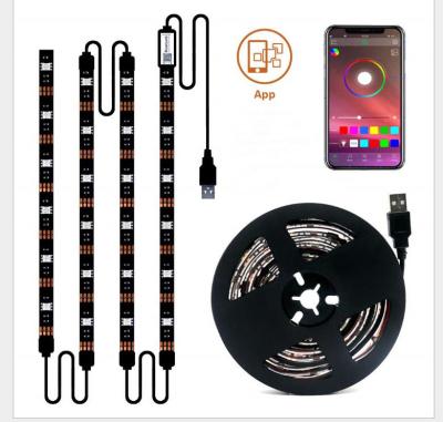 China Hollywood Style LED Strip Lights for TV, Polarized USB 5V TV Lighting, LED TV Backlight Strip with APP Control Sync to Music TV Ambient Lighting for sale