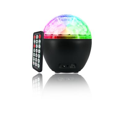 China Hollywood style 16 color led bluetoth ball projection lamp ktv stage bar DJ crystal colorful rotating magic laser light for sale