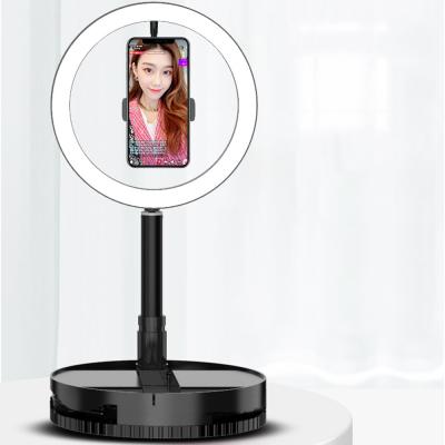 China Selfie Ring Light 10 Inch LED Selfie Ring Light with Mobile Phone Holder for Live Stream /Makeup, LED Ringlight Camera for YouTube Video for sale