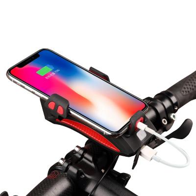 China Bicycle Headlight Adjustable Front Light Adjustable Bike Phone Rechargeable Waterproof Mount For Motorcycle Bike Handlebars Holder Set for sale