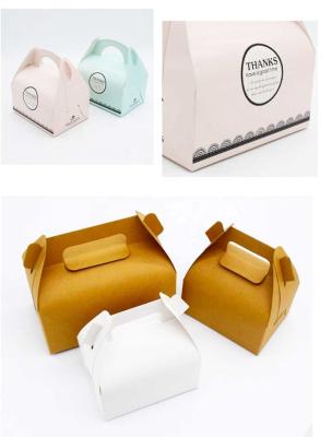 China Recycled Materials Bakery Boxes With Window Cute Wedding Cake Box Boxes Containers For Desserts Cupcakes Cookies Cupcakes for sale