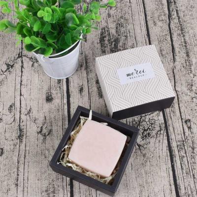 China Recycled Materials High Quality Offset Printing CMYK Luxury Custom Printed Soap Cardboard Viable Small Paper Boxes For Soap for sale