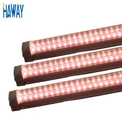 China Seed Starting T8 LED Tube Grow Plant Lights 4ft AC85-265V Integrated Red Blue Replace Full Spectrum Fluorescent Light Bulbs Lamps For Vegetables for sale