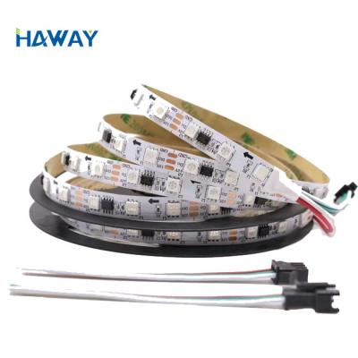 China LANDSCAPE 5v 12v accessible rgb led waterproof flexible accessible led strip 5050 ws2812b for sale