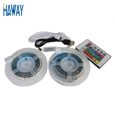 China TV Back Light Led Lights Waterproof 5050 Flexible TV Backlight 5v Usb Led Strip Light 2M 1 With 2 for sale