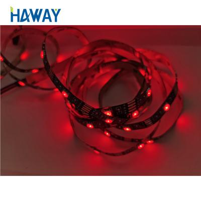 China Decorate Lighting Luminous TV Background Adhesive Flexible Led Strip Usb 5v 5050 RGB Led Strip Ip20 for sale