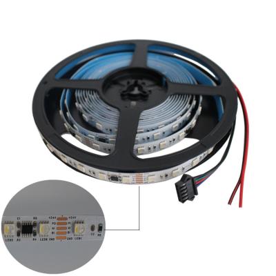 China Indoor LANDSCAPE Customization 12V/24V 5050RGBW Full Multi Color Led Strip Light for sale