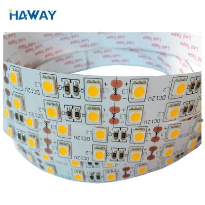 China Popular Waterproof IP65 LANDSCAPE 5050 3000K Warm White 60LED/m Flexible RGB Led Strip 24V/12V for sale