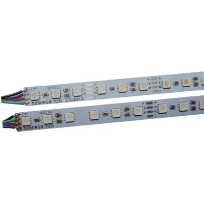 China LANDSCAPE led rigid light bar 24V rgb good quality 5050 smd led strip rgb with AL housing+pc with 44Key or Mini Controller for sale