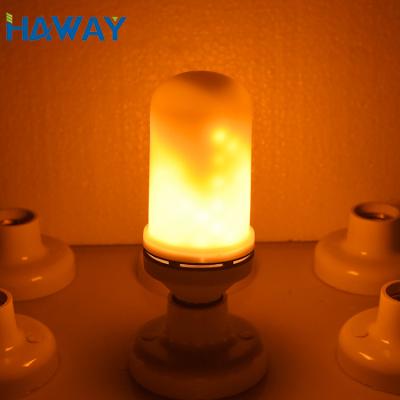 China Hot Selling Garden E27/E26 Flame Effect Light Bulb, 1400K Led Flame Effect Bulb With Warm Color For Holiday for sale