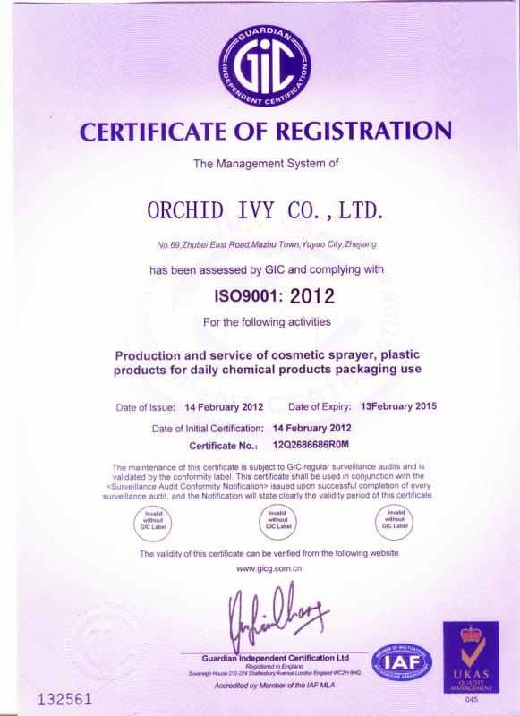  - Orchid Ivy Co,.LTD