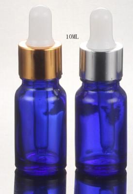 China clear blue amber green 10ml boston round plastic PET dropper bottle 0.33oz essential oil bottles for sale