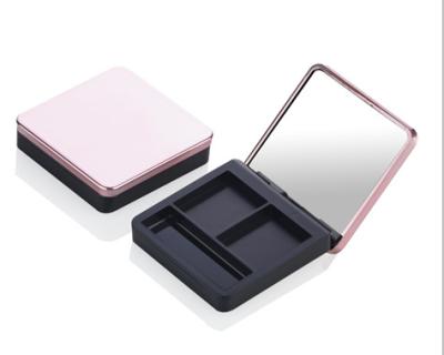 China plastic packaging eye shadow  case box  with mirror for sale