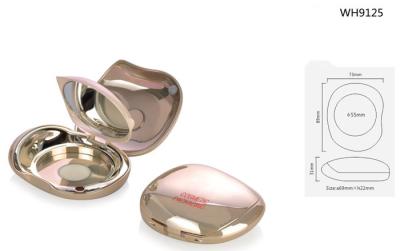 China OEM Luxury Round Empty metal compact Powder Case for sale