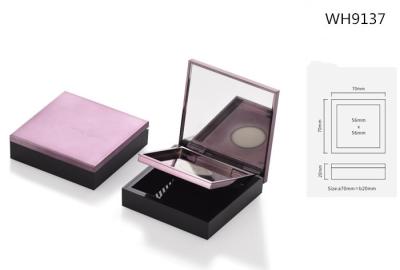 China Elegant pink square cosmetic magnetic palette box  case  container  packaging for sale