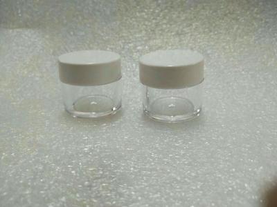 China mini 5gram  transparent small cosmetic jar for lipstick for sale