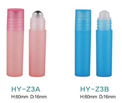 China China supplier empty 10ml cosmetic frosted matta pink blue roll on deodorant bottles for essential oil for sale