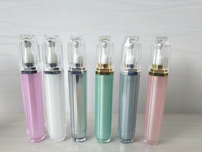 China leak-proof 15ml refillable cosmetic roll on travel bottle vial small roller bottle for eye cream/deodorant for sale