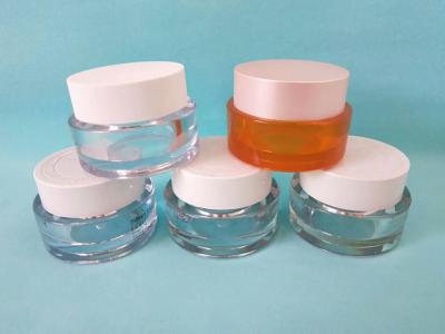 China High quality low price round transparent  cosmetic jar acrylic 50g for sale